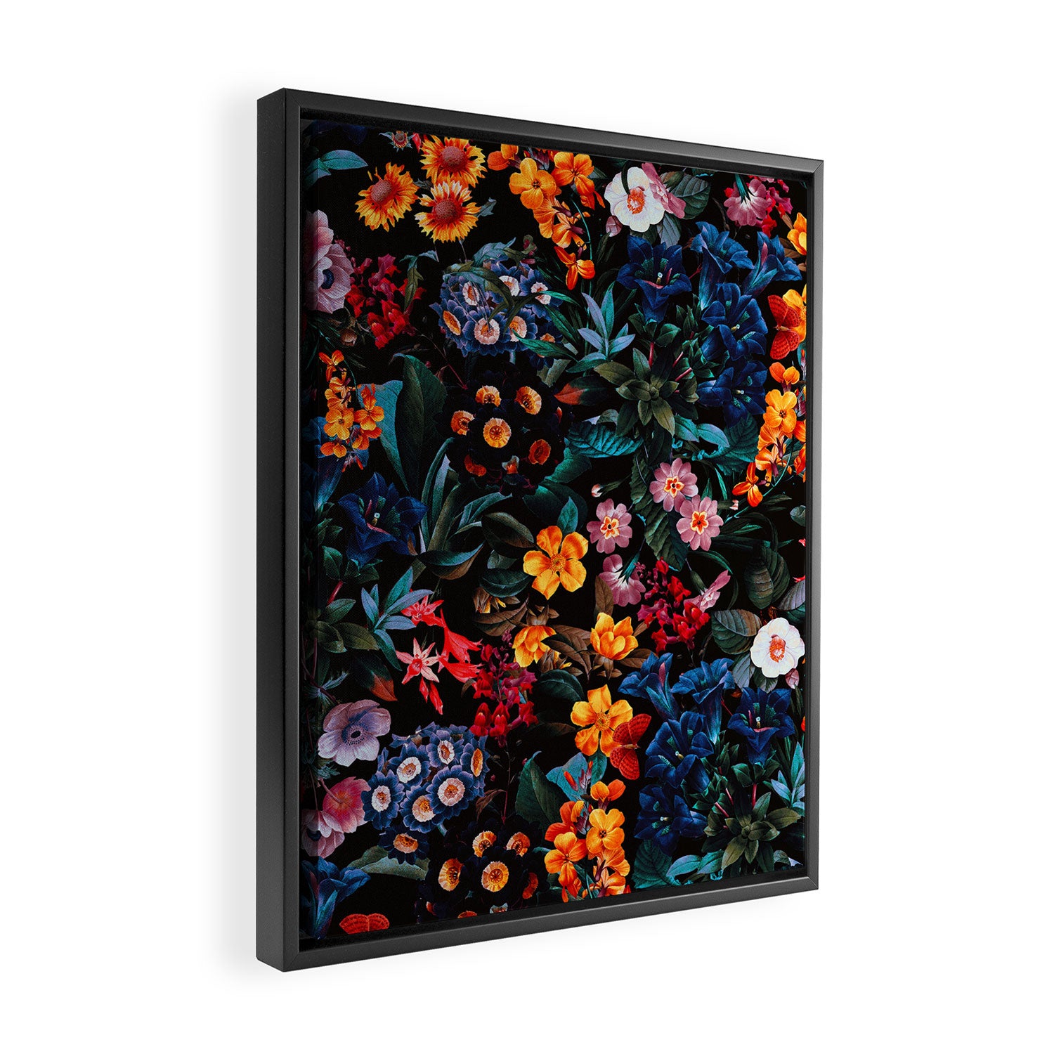 Midnight Garden XVI Framed Canvas Print Gallery Image 2