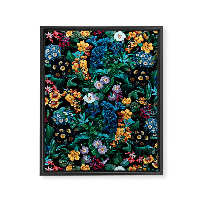Midnight Garden VII Framed Canvas Print Gallery Image 6