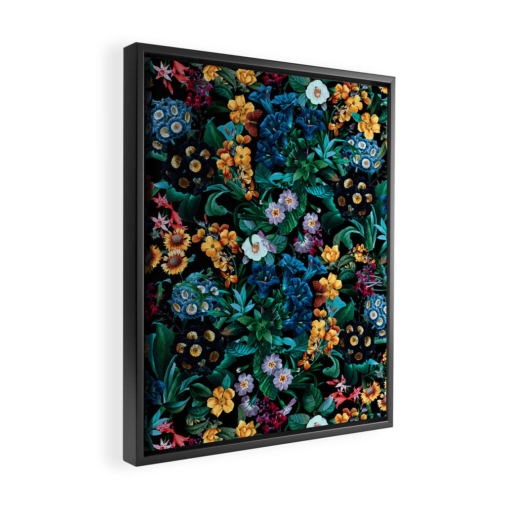 Midnight Garden VII Framed Canvas Print Gallery Image 2