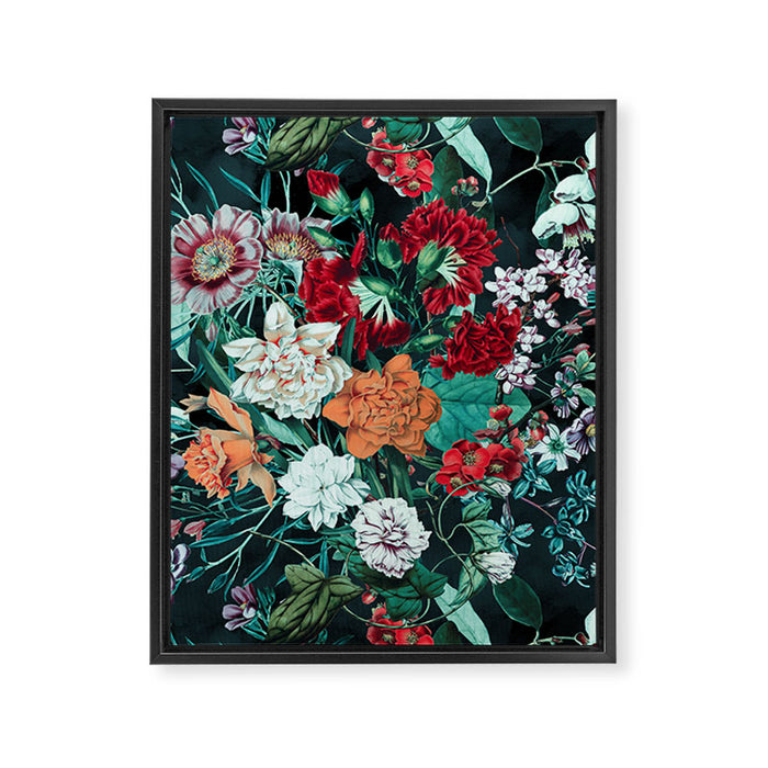 Midnight Garden Framed Canvas Print Gallery Image 1