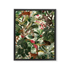 Monkey Forest Framed Canvas Print Gallery Image 6