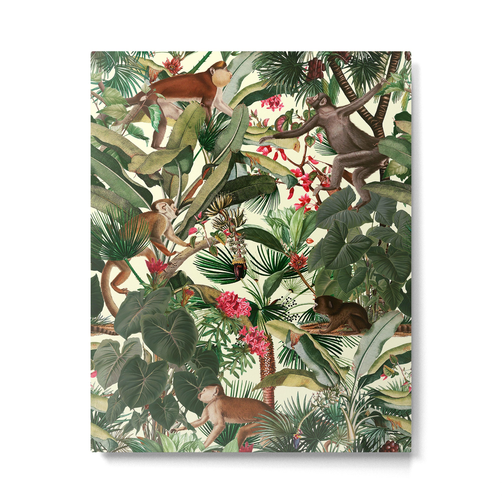 Monkey Forest Metal Print Gallery Image 4