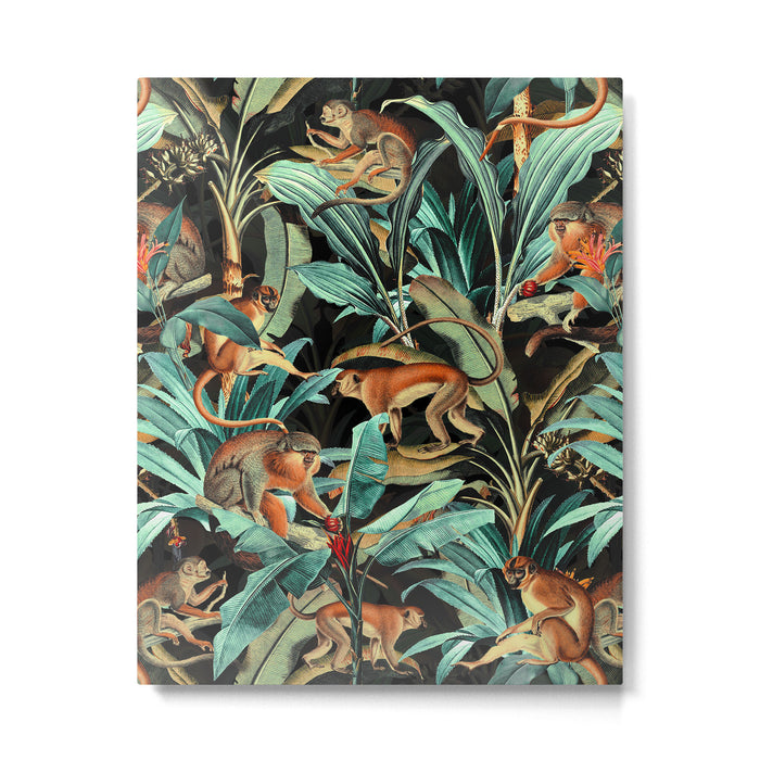 Monkey Tropical Jungle Metal Print Gallery Image 1