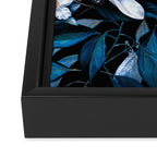 Moon Night Flowers Framed Canvas Print Gallery Image 3