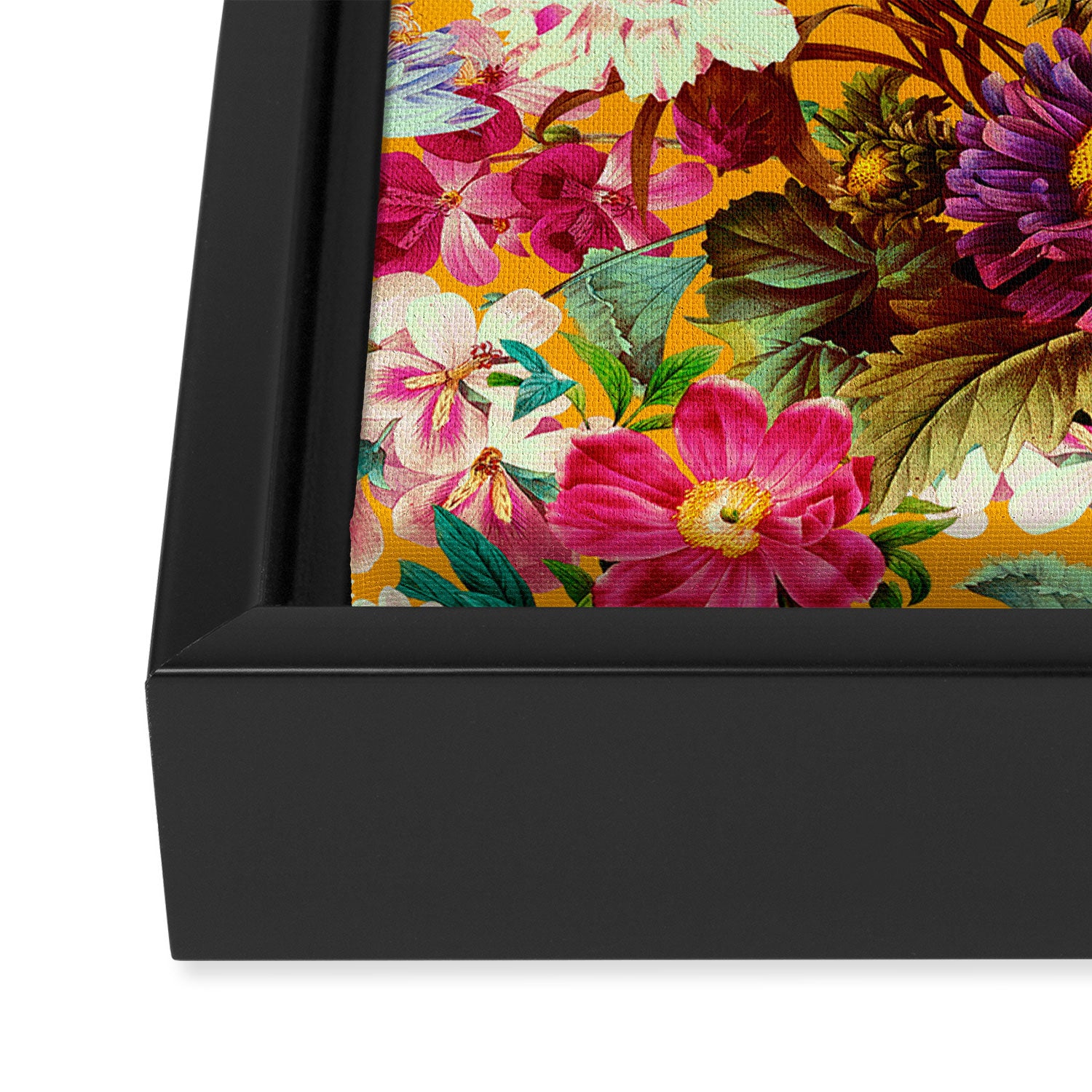 Multicolor Botanical Garden Framed Canvas Print Gallery Image 3