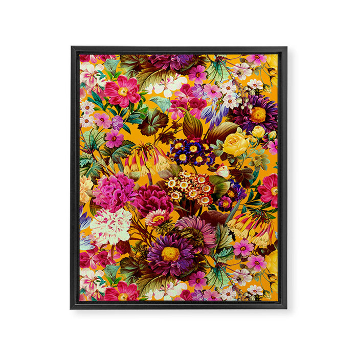 Multicolor Botanical Garden Framed Canvas Print Gallery Image 1