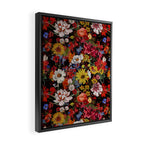 Multicolor Floral Night Garden Framed Canvas Print Gallery Image 2