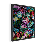 Multicolor Floral Pattern Framed Canvas Print Gallery Image 2