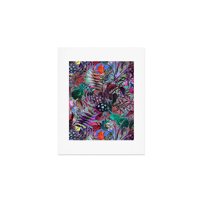 Multicolor Floral Pattern Art Print Gallery Image 1