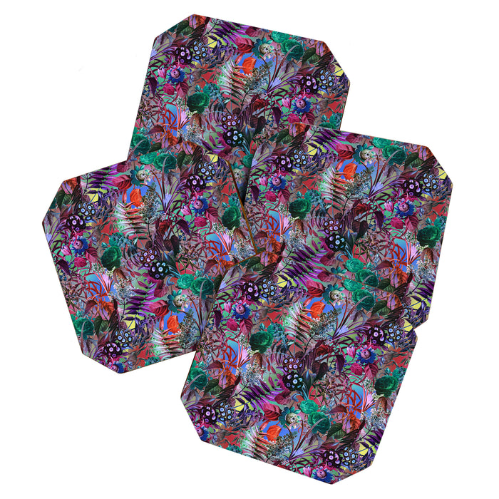 Multicolor Floral Pattern Coaster Gallery Image 1