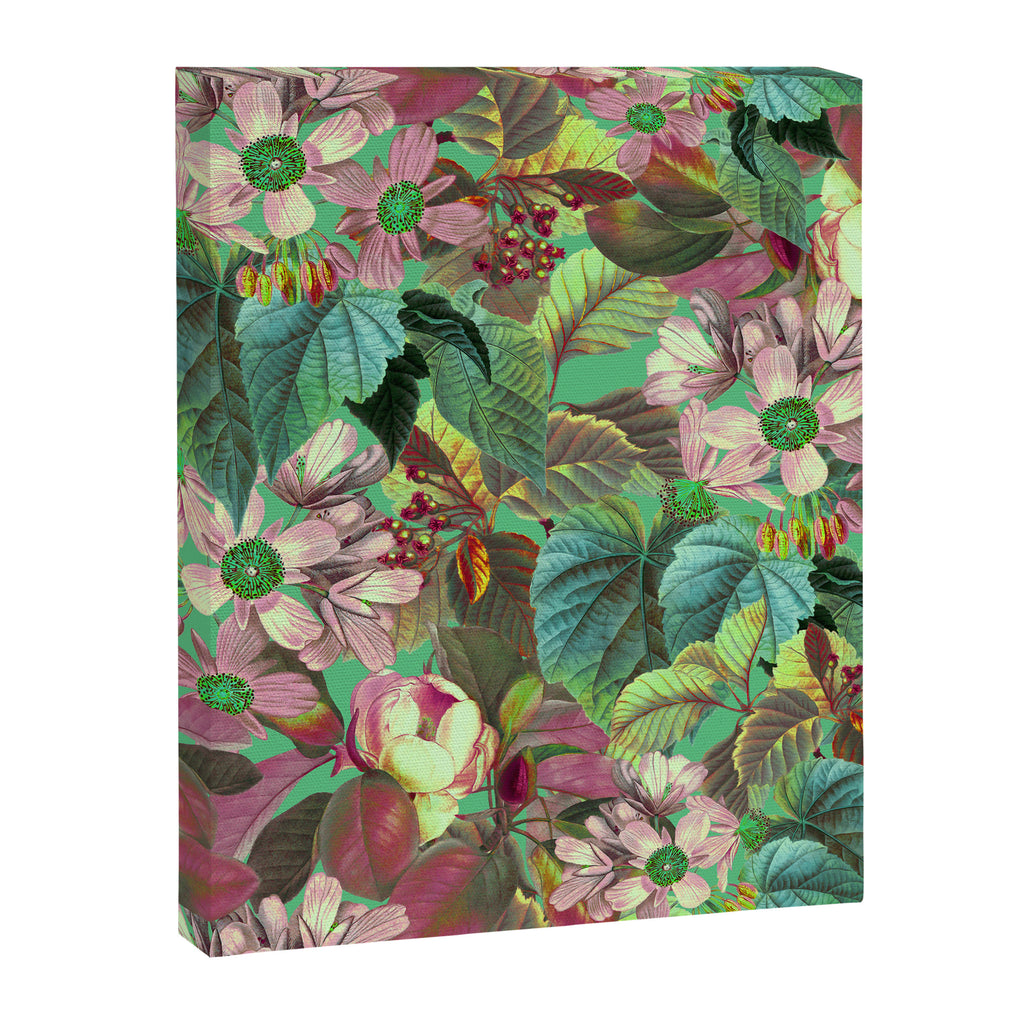 Multicolor Modern Floral Garden Canvas Print Gallery Image 6
