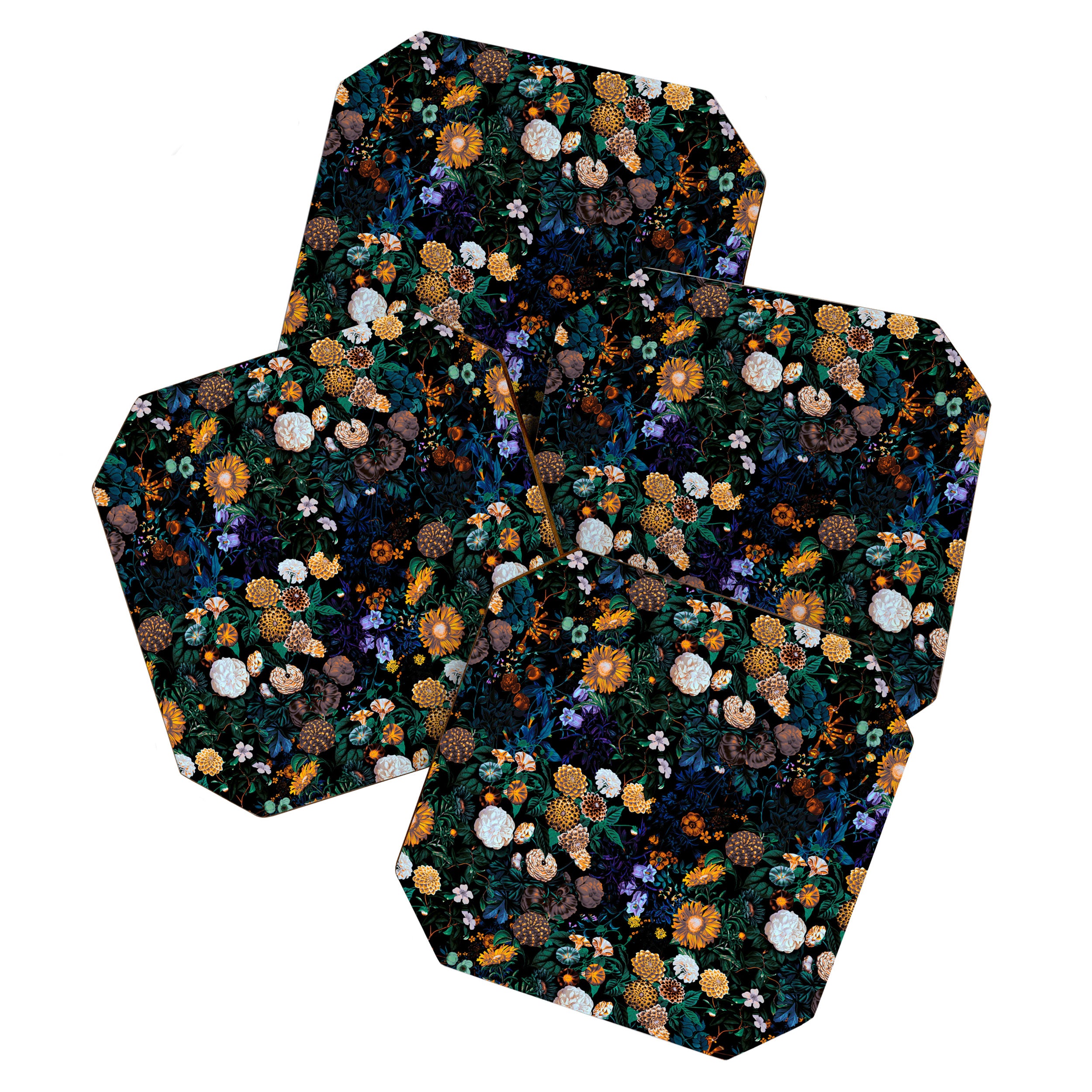 Multicolor Night Forest Coaster Gallery Image 1