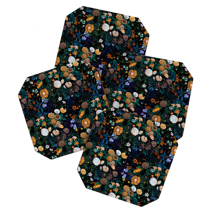Multicolor Night Forest Coaster Gallery Image 1