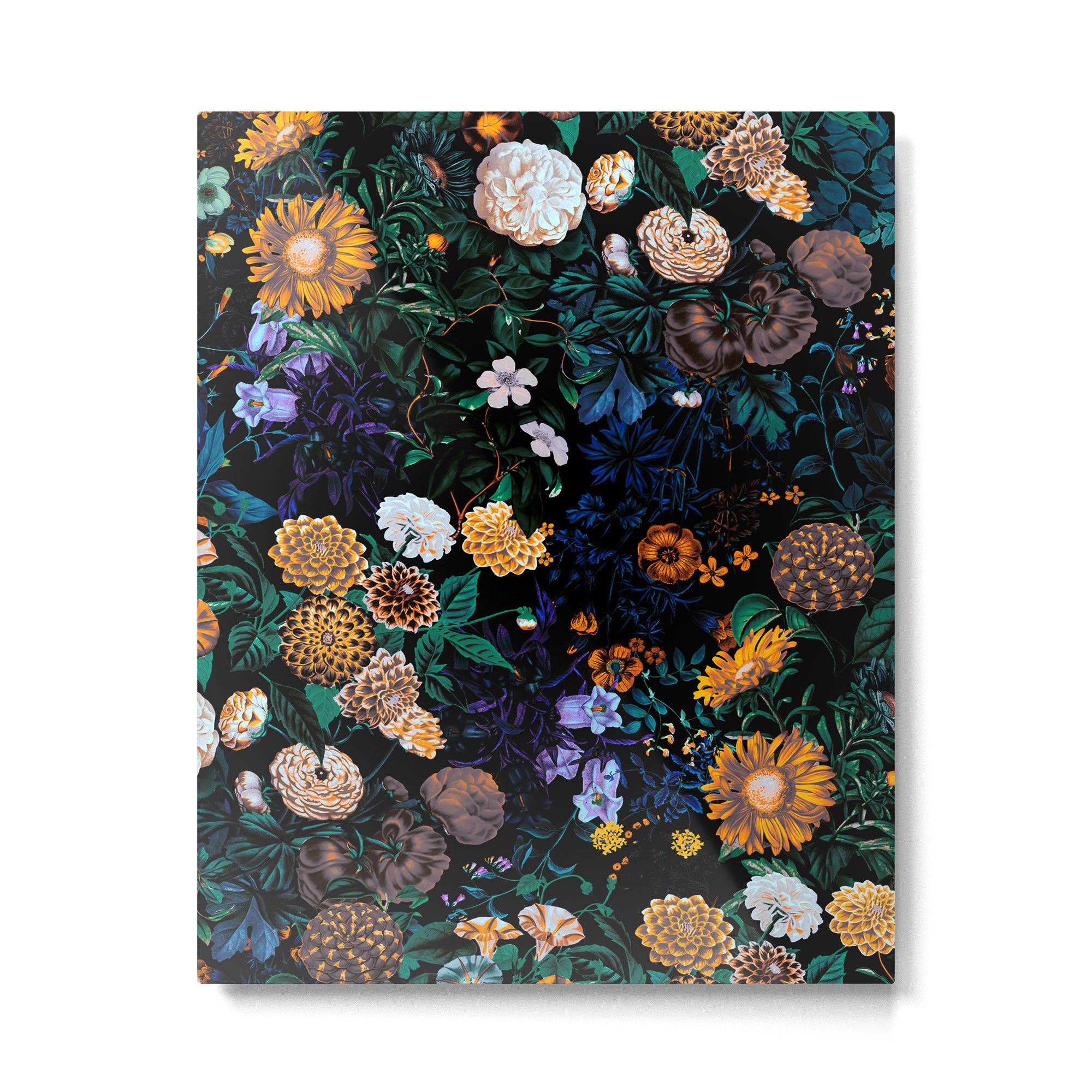 Multicolor Night Forest Metal Print Gallery Image 6