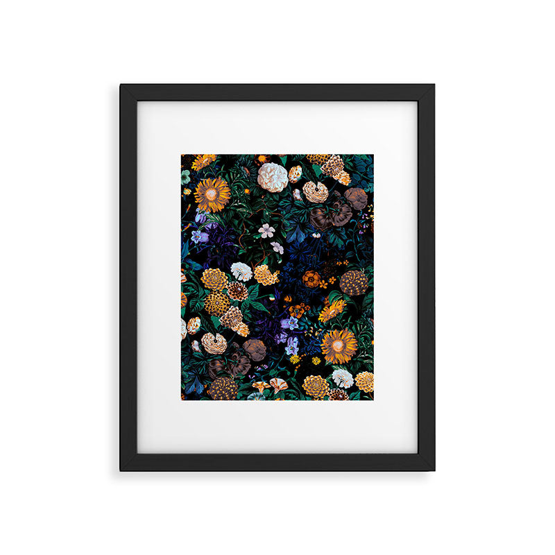 Multicolor Night Forest Framed Art Print Gallery Image 6