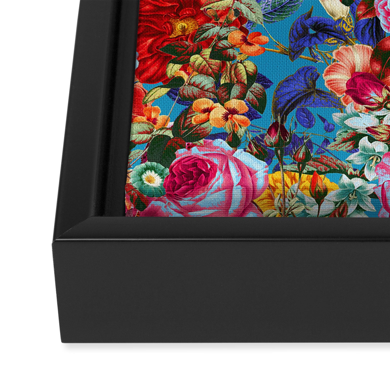 Multicolored Secret Garden Framed Canvas Print Gallery Image 3