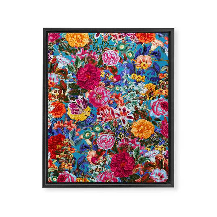 Multicolored Secret Garden Framed Canvas Print Gallery Image 1