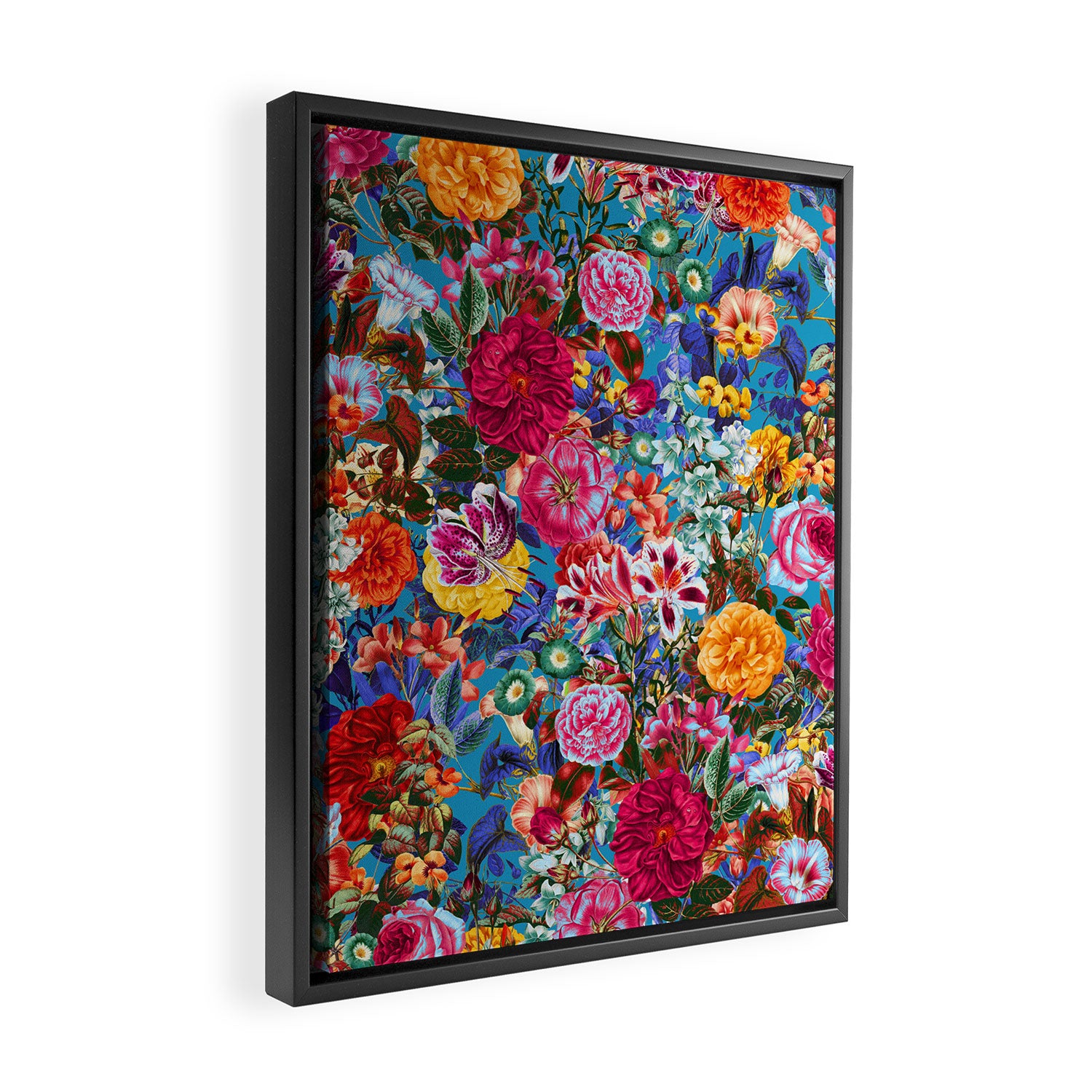 Multicolored Secret Garden Framed Canvas Print Gallery Image 2