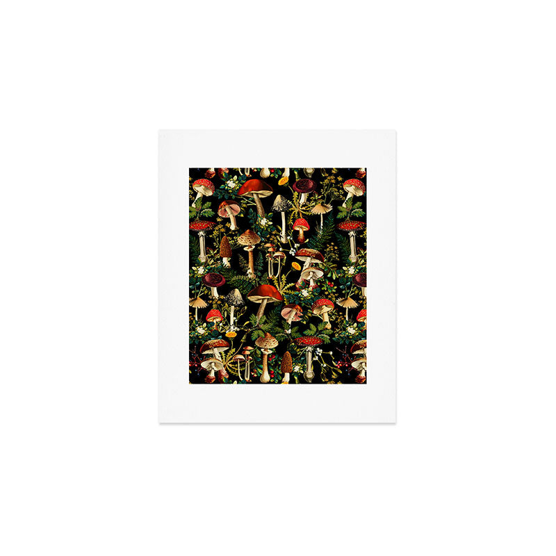 Mushroom Paradise Art Print Gallery Image 1