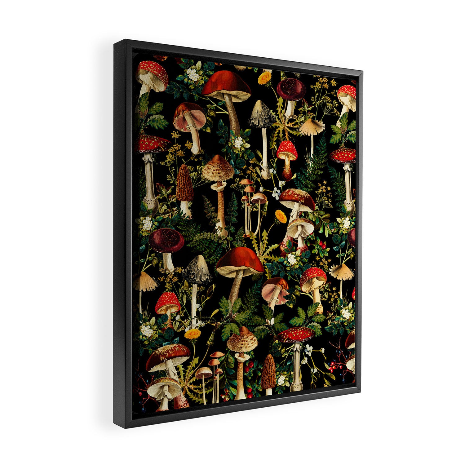 Mushroom Paradise Framed Canvas Print Gallery Image 2
