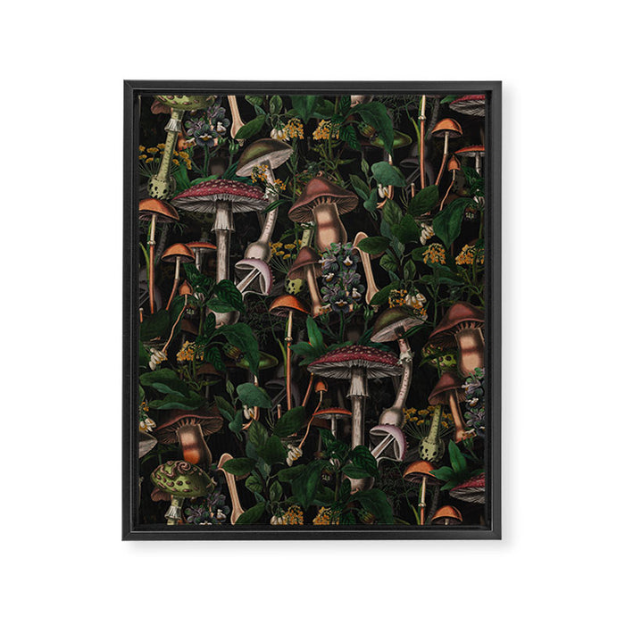 Mushroom Paradise III Framed Canvas Print Gallery Image 1