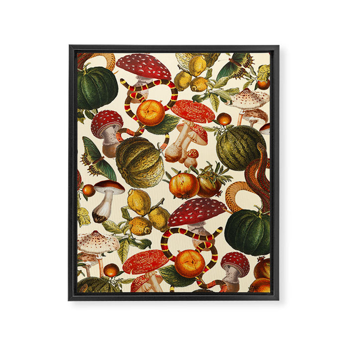 Mysterious Mushroom Forest  Framed Canvas Print Gallery Image 1