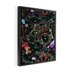 Mysterious Mushroom Forest III - Night Framed Canvas Print Gallery Image 2