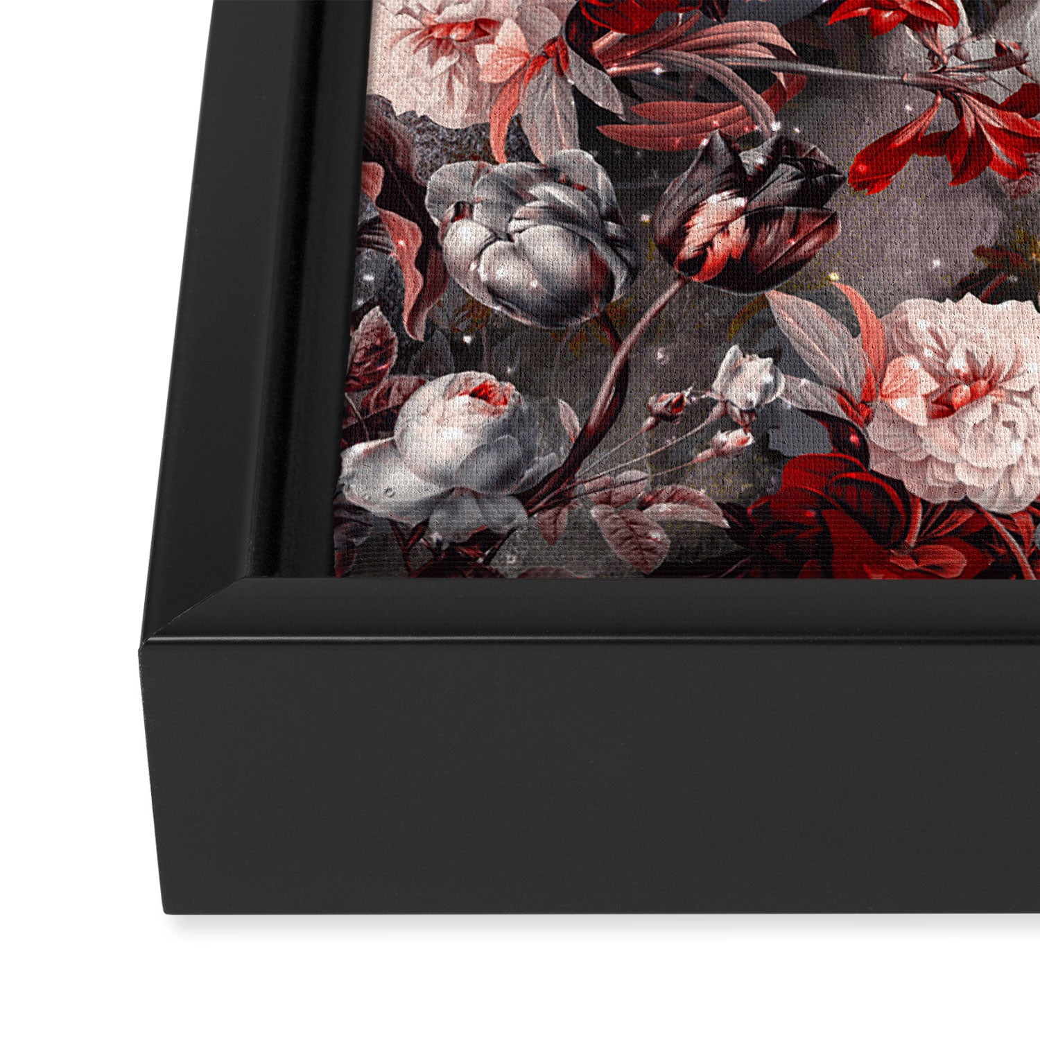 New Year's flowering night Framed Canvas Print Gallery Image 3