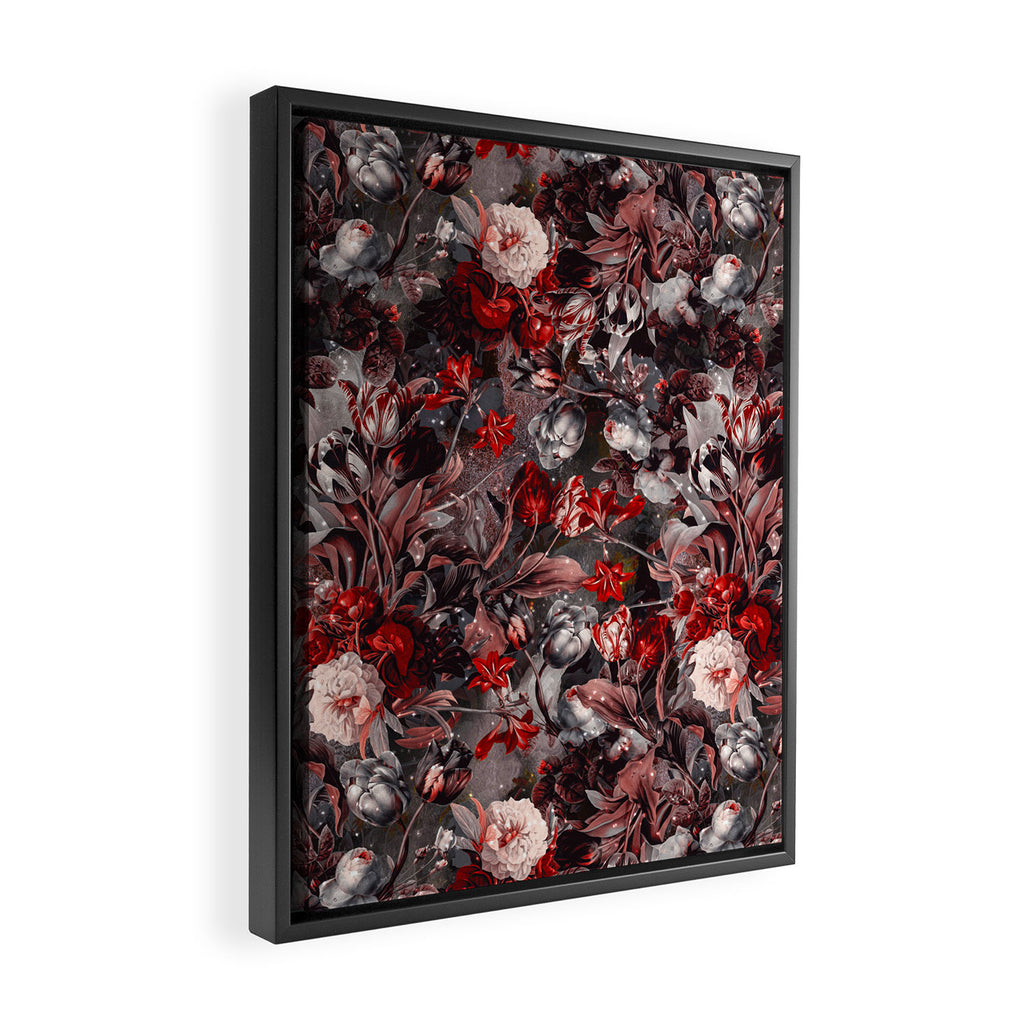 New Year's flowering night Framed Canvas Print Gallery Image 2