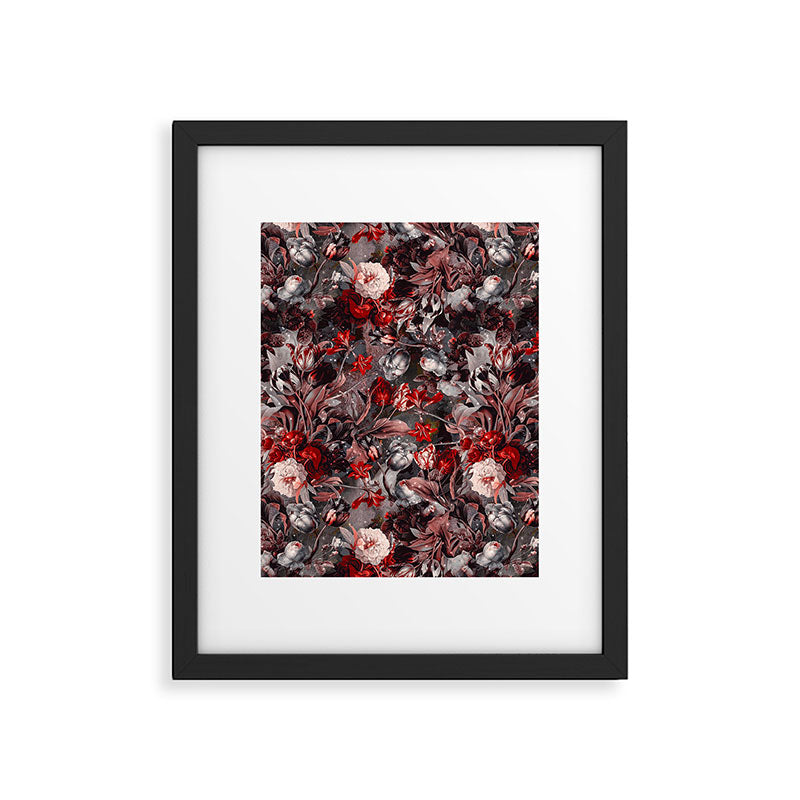 New Year's flowering night Framed Art Print Gallery Image 5