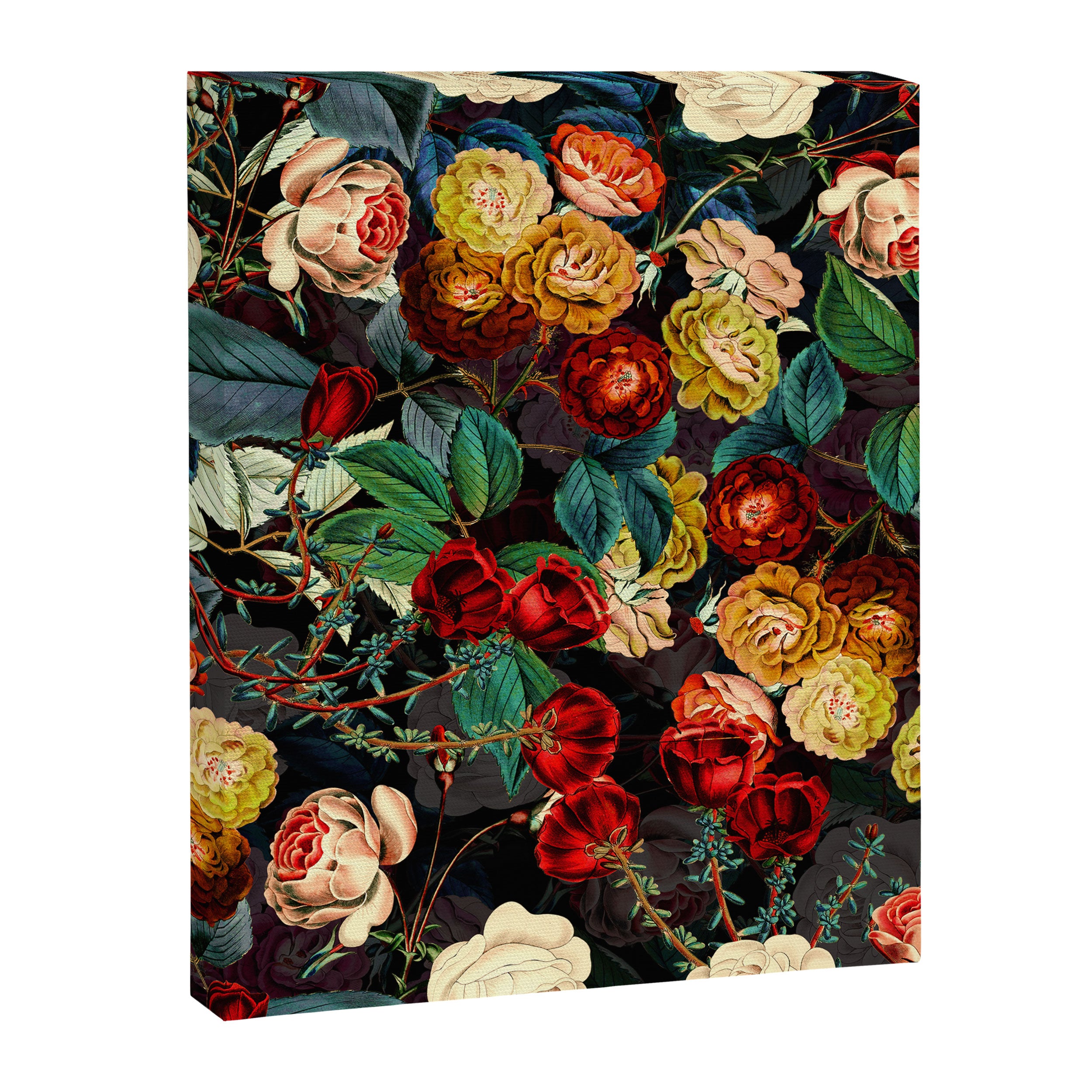 Night Botanical Forest Canvas Print Gallery Image 6