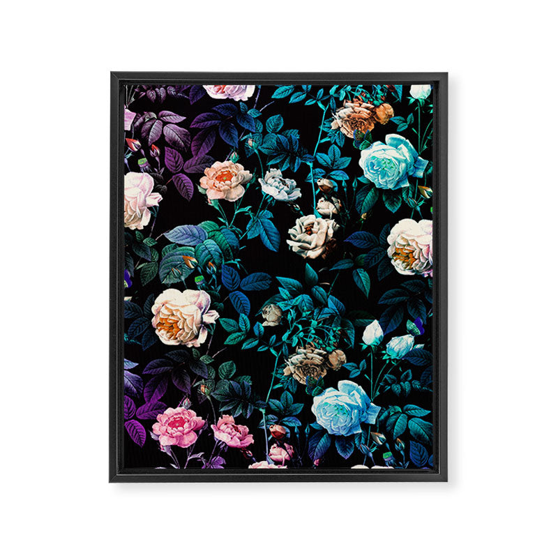 Night Forest Framed Canvas Print Gallery Image 8