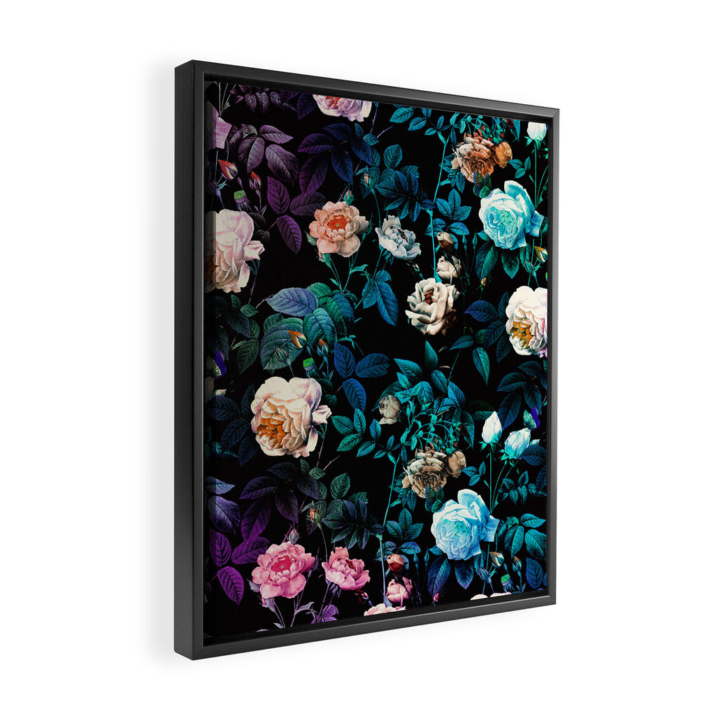 Night Forest Framed Canvas Print Gallery Image 2