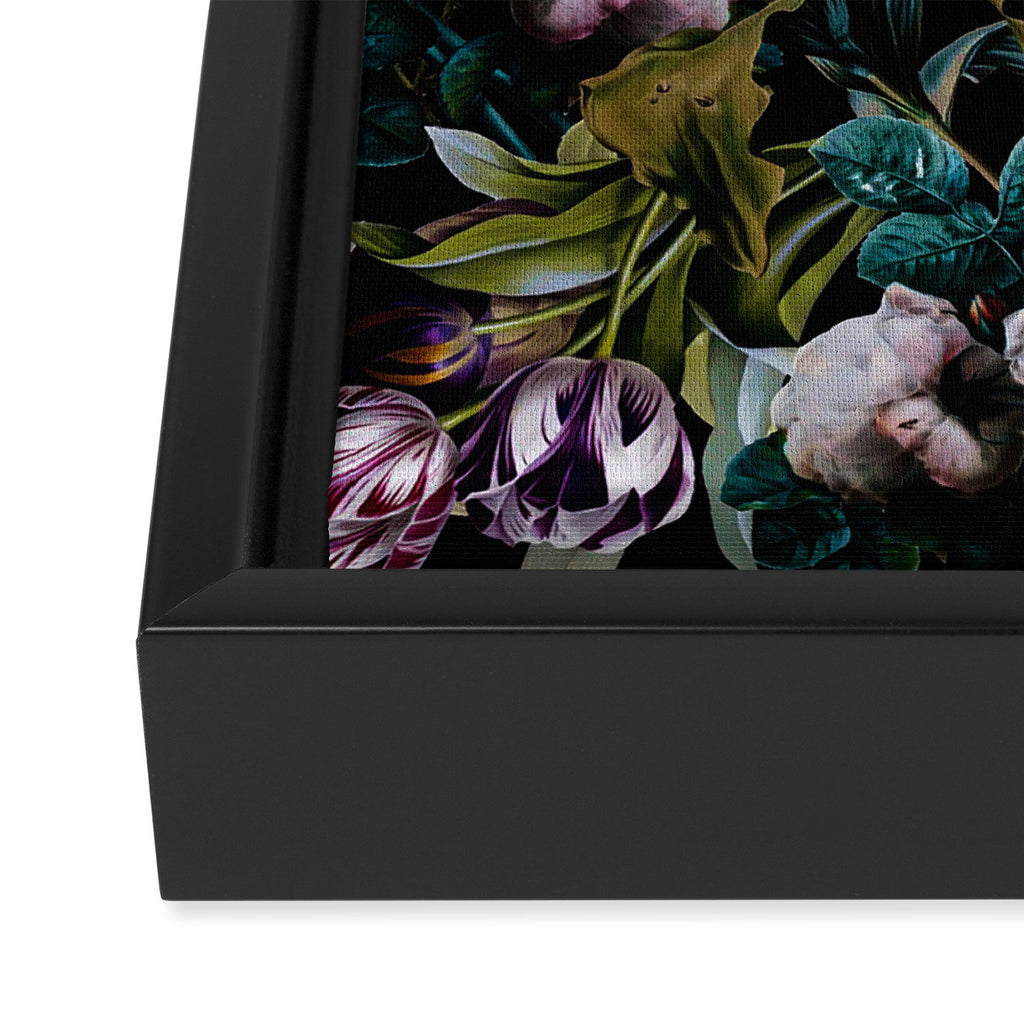 Night Forest X Framed Canvas Print Gallery Image 3