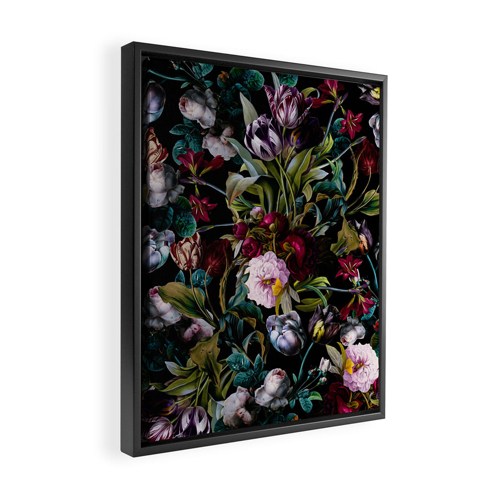 Night Forest X Framed Canvas Print Gallery Image 2