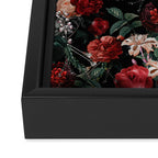 Night Garden Roses Framed Canvas Print Gallery Image 3