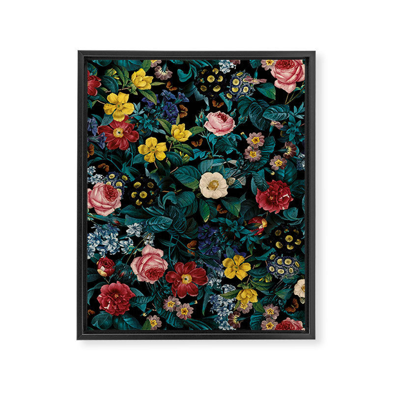 Night Garden XXV Framed Canvas Print Gallery Image 6