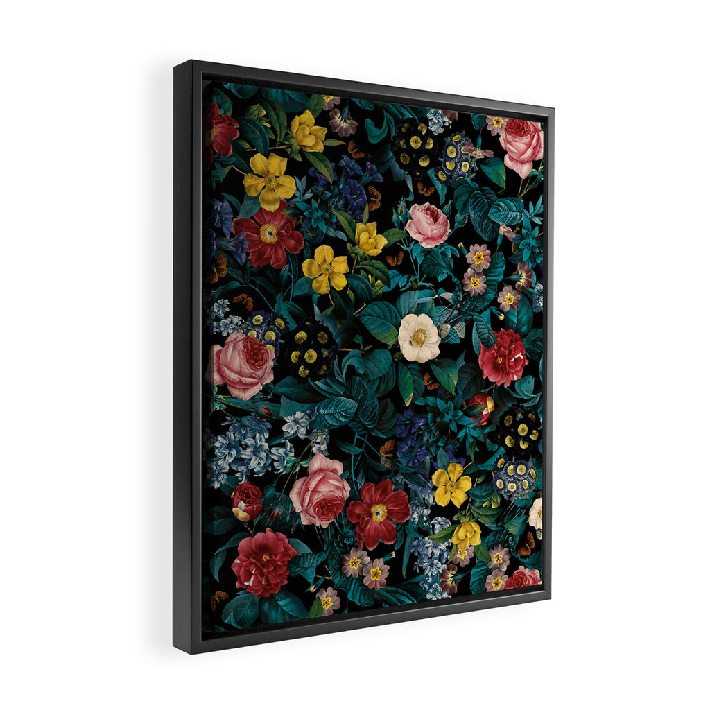 Night Garden XXV Framed Canvas Print Gallery Image 2