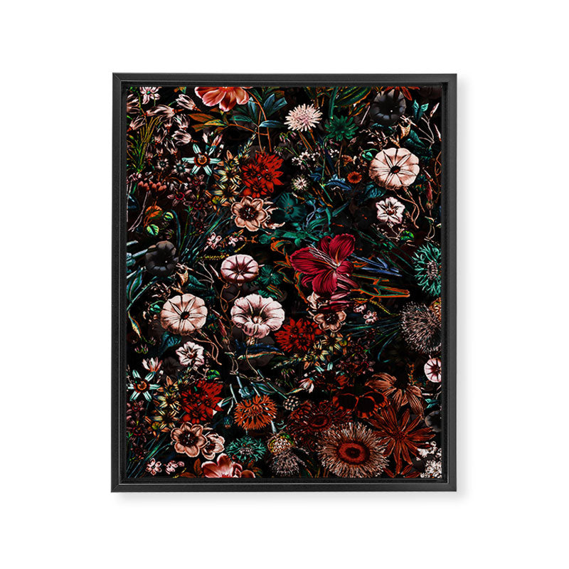 Night Garden XXVII Framed Canvas Print Gallery Image 6