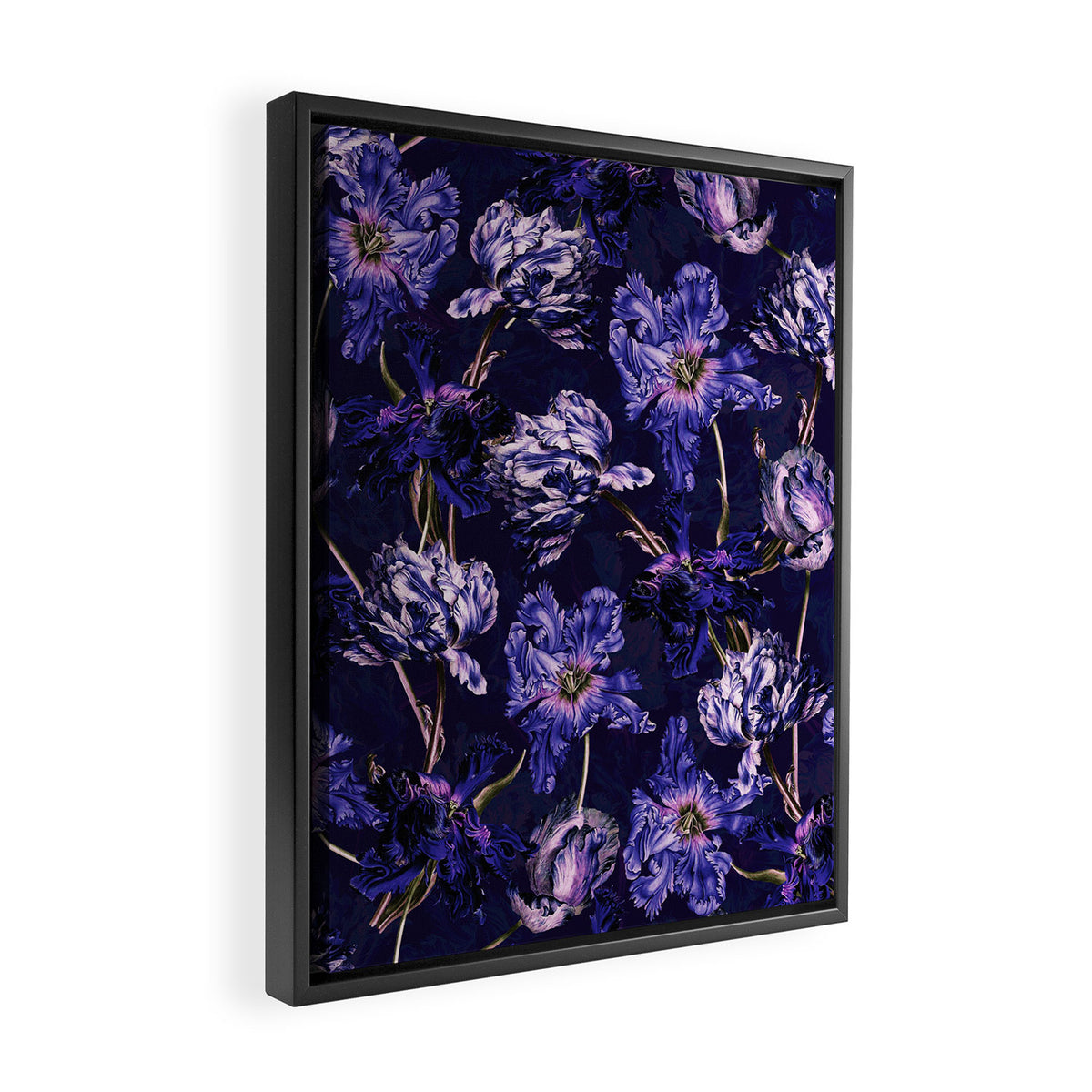 Night Garden XXVIII Framed Canvas Print Gallery Image 2
