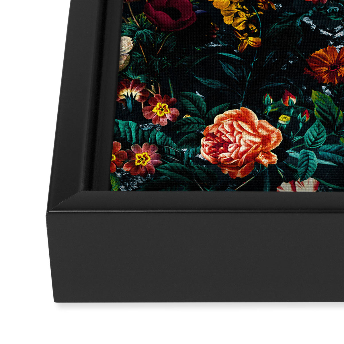 Night Garden XXX Framed Canvas Print Gallery Image 3