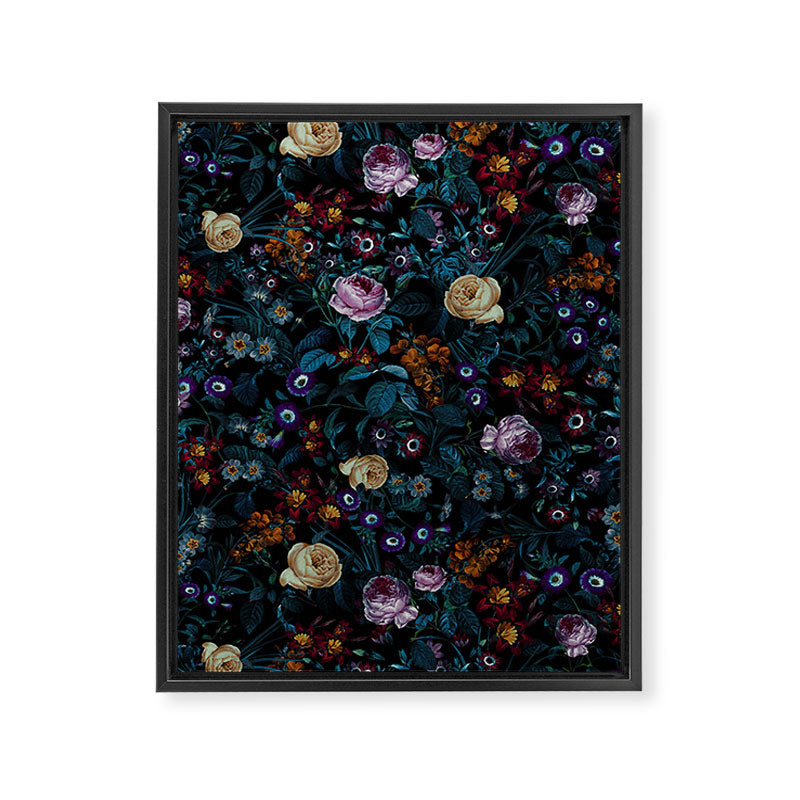 Night Garden XXXIII Framed Canvas Print Gallery Image 6
