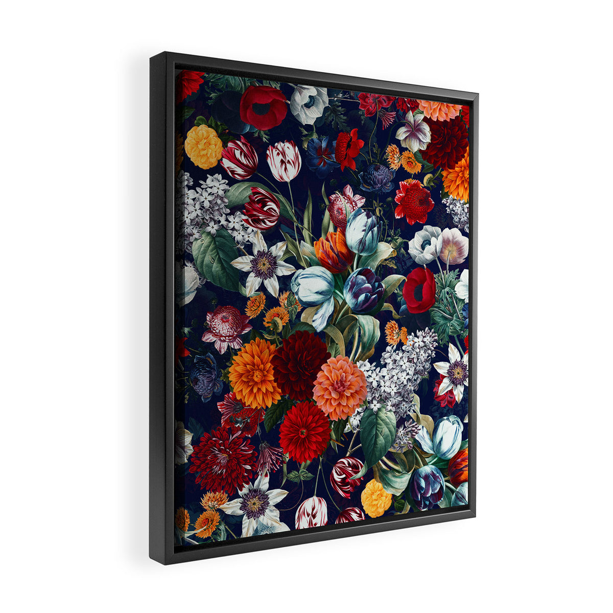 Night Garden XXXV Framed Canvas Print Gallery Image 2