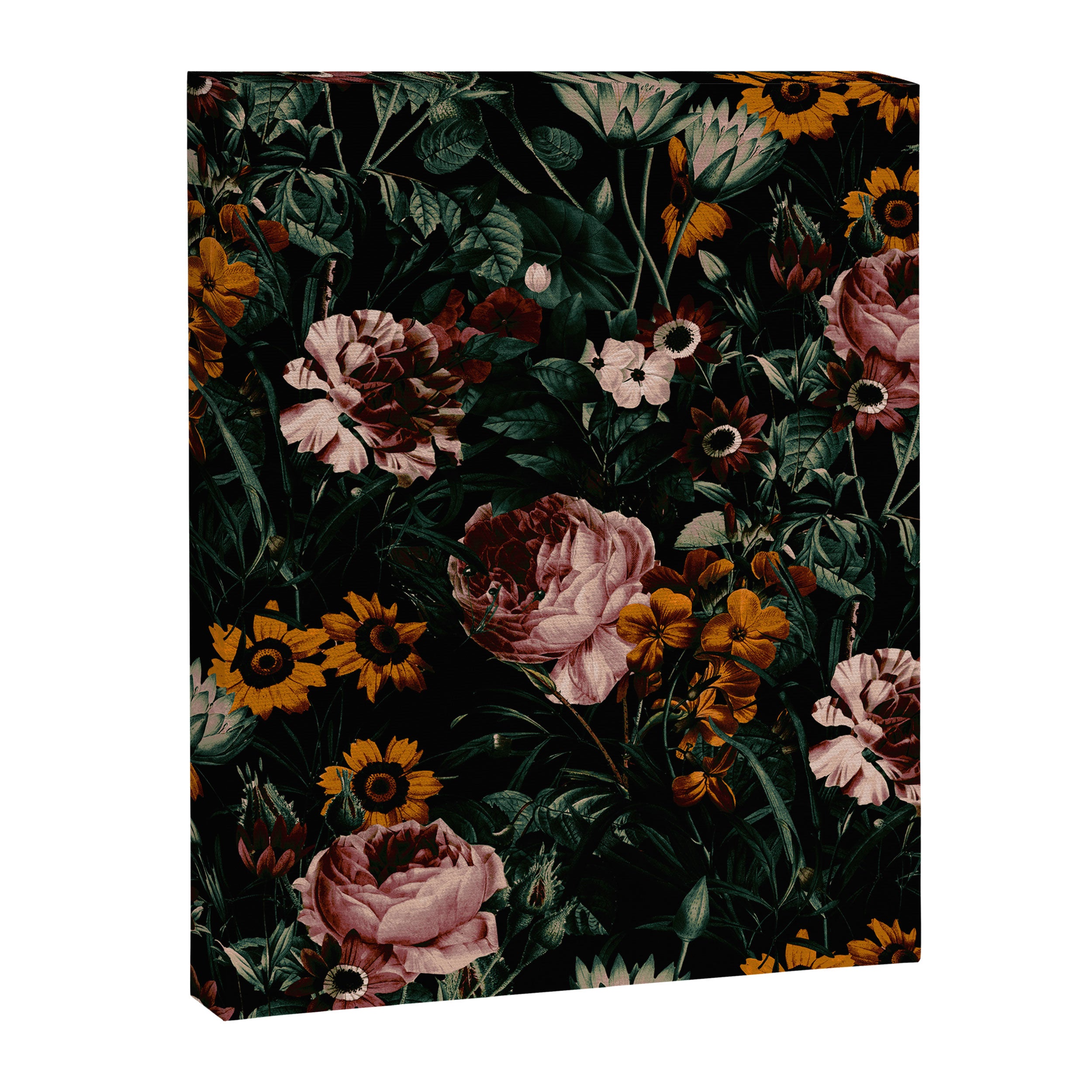 Night Roses Garden Canvas Print Gallery Image 8