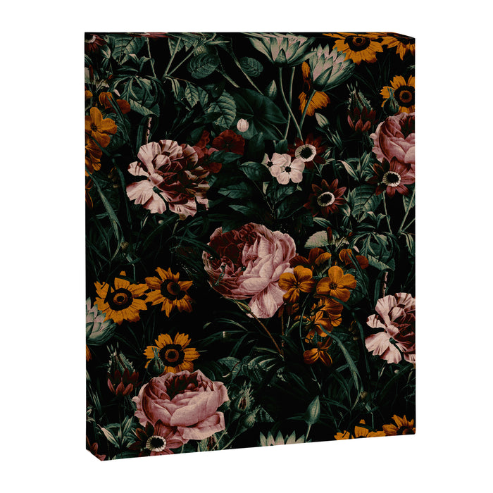 Night Roses Garden Canvas Print Gallery Image 1