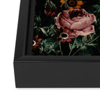 Night Roses Garden Framed Canvas Print Gallery Image 3