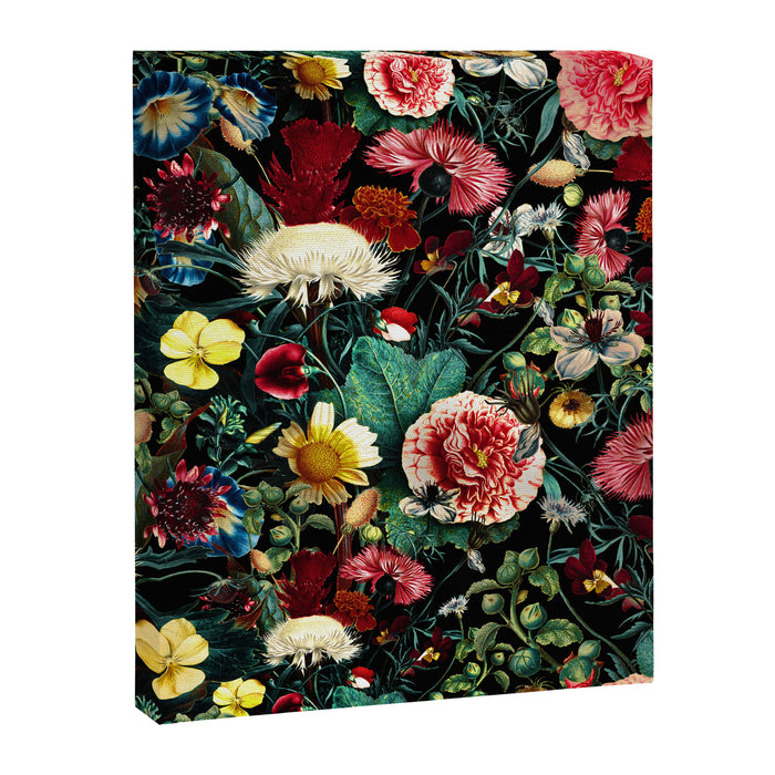 Night Vintage Garden Canvas Print Gallery Image 1
