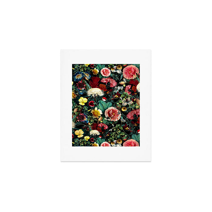 Night Vintage Garden Art Print Gallery Image 1
