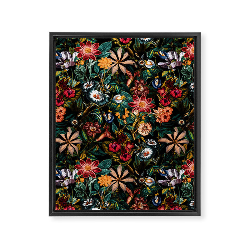 NIGHT-GARDEN-XXIV Framed Canvas Print Gallery Image 6