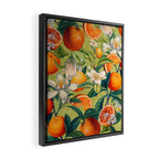 Orange Blossoms Framed Canvas Print Gallery Image 2